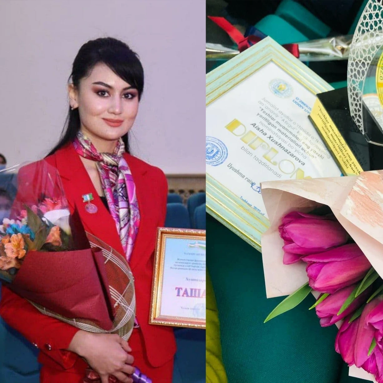"Hudud" informatsion dasturi muxbiri Aishaxon Xushnazarova "Atirgul" tanlovida "Yoshlar muammolari eng yaxshi yoritilgan materiallari uchun" nominasiyasining g‘olibasi deb topildi.